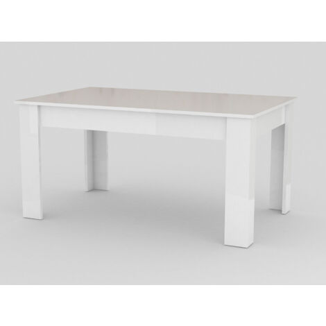 Tavolo Allungabile 160/210x90x75 cm Jesi Larice bianco (1/4)