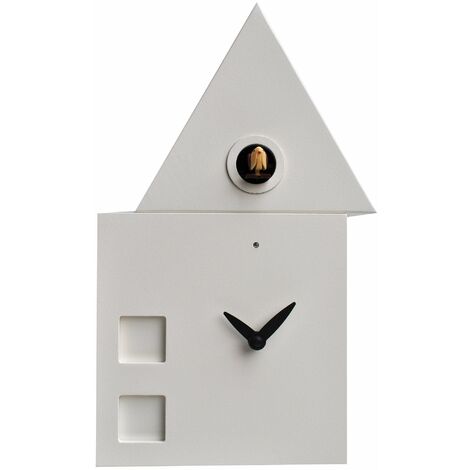 Orologio a Cucù da Parete 18x30x11cm Pirondini Italia H/2 Bianco (1/2)