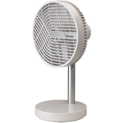 Ventilatore Da Tavolo Vintage Bimar VTM33 – 35W, Metallo, Elica 30cm, 3 Velocità, Oscillazione 90°, Colore Avorio