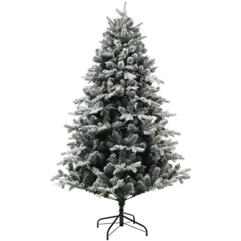 Albero Di Natale Artificiale Abete Coreano Novatom 180cm - Rami In Polietilene, Ignifugo, Folto E Realistico, Verde - 3