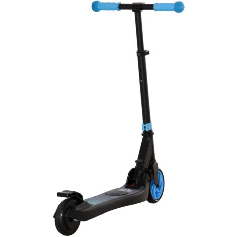 Monopattino Elettrico Pieghevole per Bambini Altezza Regolabile 75-80 cm Nero e Azzurro (1/5)