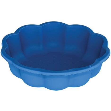 Piscina Sabbiera Flower in Plastica 57L Ø76x20,5cm Blu