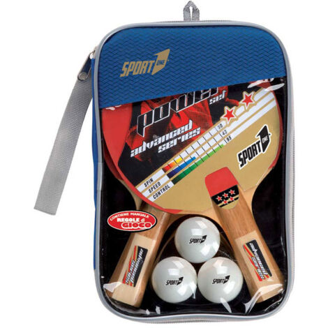 Set Completo Ping Pong Professionale – 10 Pezzi: Rete, 2 Racchette E Palline - 6