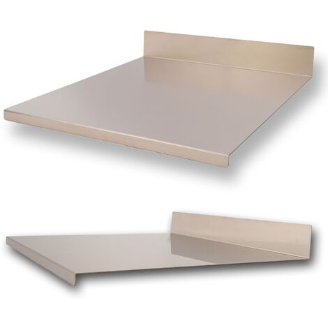Tagliere Spianatoia per Alimenti Professionale con Alzatina 40x50 AISI 304