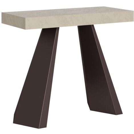 Consolle Allungabile 90-196x40x77 cm Diamante Small Cashmere Telaio Orso (1/4)