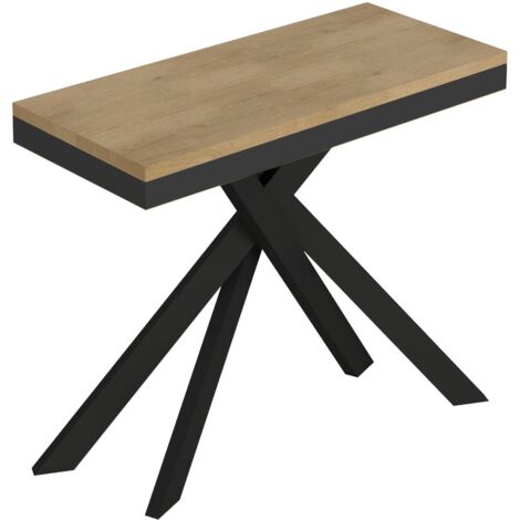Tavolo Consolle 85x74 Cm In Legno Di Faggio E MDF Verde Mare Lillo Ragaba