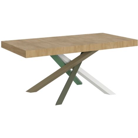 Tavolo Allungabile 200-304x90x77 cm Volantis Quercia Natura Telaio 4A (1/4)