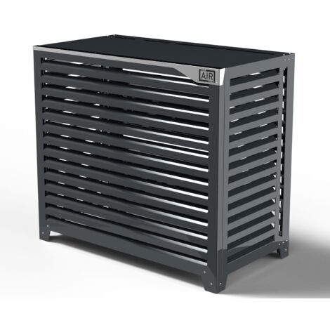 Cover Pompa di Calore 135x74x112 cm a Terra Indipendente Big Blade XXL Antracite