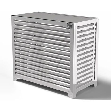 Cover Pompa di Calore 135x74x112 cm installazione a terra vicino la parete Big Blade XXL Bianco (1/5)