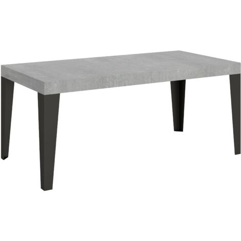 Tavolo Allungabile 200-460x90x77 cm Flame Cemento Telaio Antracite (1/5)