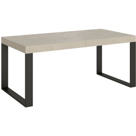 Tavolo Allungabile 200-460x90x77 cm Tecno Premium Cashmere Telaio Antracite (1/5)