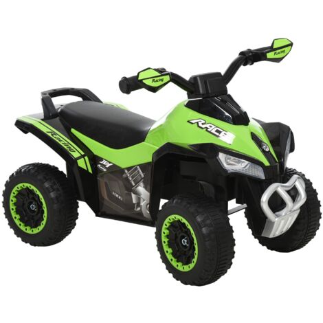 Quad per Bambini a Spinta Manuale con Suoni Integrati Verde (1/5)