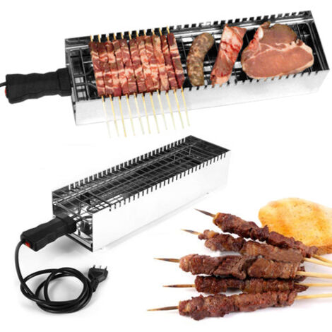 Bistecchiera Griglia Elettrica Cuoci Arrosticini per Spiedini di Carne