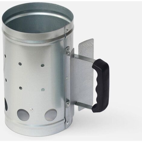 Ciminiera Accendi Carbonella in Acciaio Forato Starter D-17
