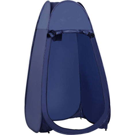 Tenda da Doccia Pop Up Impermeabile 100x100x185 cm in Poliestere Blu Navy (1/5)
