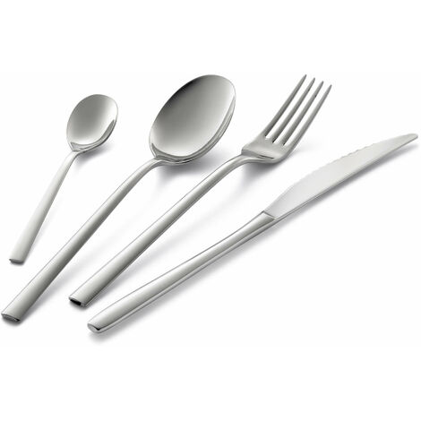 Servizio Set di Posate 24 Pezzi in Acciaio Eme Fashion