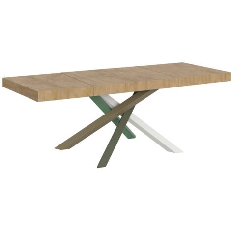 Tavolo Allungabile 200-304x90x77 cm Volantis Premium Quercia Natura Telaio 4A (1/4)