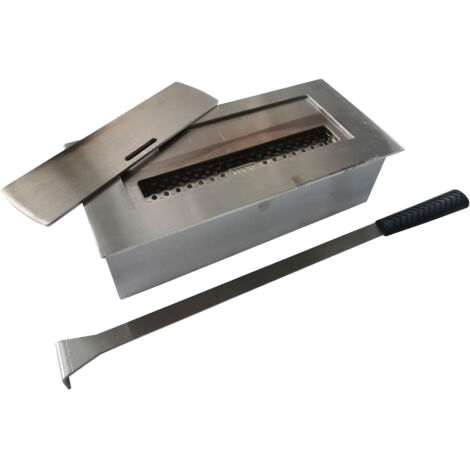 Bruciatore a Bioetanolo per Camini 28,5x12,5x8 cm 1,5L in Acciaio Inox