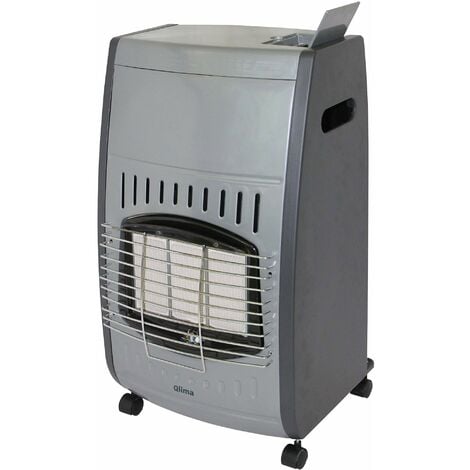 Stufa a Gas Gpl da Interno ad Infrarossi 4,2 kW Qlima GH3042R Infra Grigia
