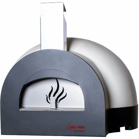 Forno a Legna da Esterno Cottura Diretta in Refrattario Zio Ciro Subito Cotto 80 Bianco