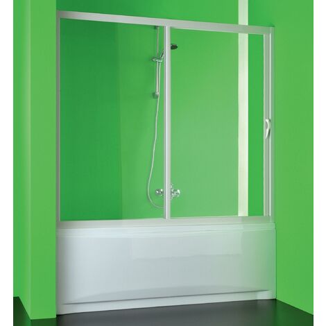 Sopravasca Lineare 170x150 cm 1 Anta Scorrevole in PVC H150 cm Dorini Bianco