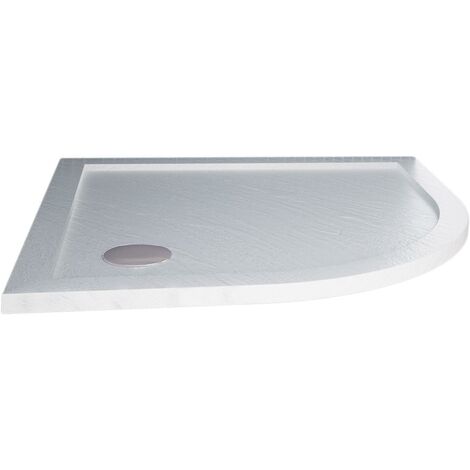 Piatto Doccia Semicircolare in Acrilico Fosterberg Floret 4 Bianco 80x80 cm