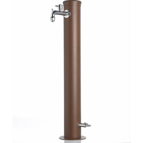 Fontana da Giardino con Doppio Rubinetto Belfer 42/ARR Ruggine