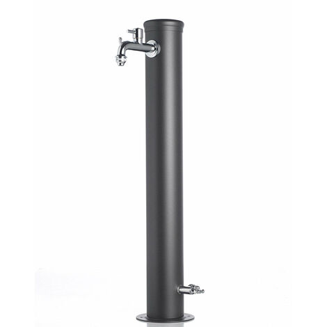 Fontana da Giardino con Doppio Rubinetto Belfer 42/ARR Antracite