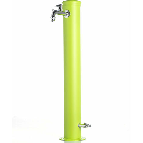 Fontana da Giardino con Doppio Rubinetto Belfer 42/ARR Verde Acido