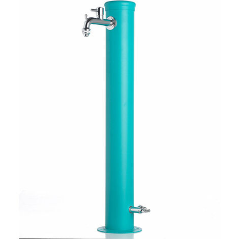 Fontana da Giardino con Doppio Rubinetto Belfer 42/ARR Turchese