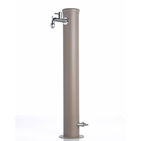 Fontana da Giardino con Doppio Rubinetto Belfer 42/ARR Tortora
