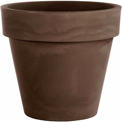 Vaso Ø50x43 cm in Polietilene Tulli Vaso Standard One Essential 50 Bronzo (1/4)
