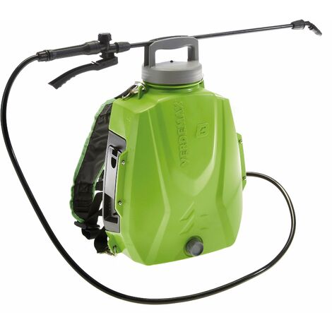 Pompa Irroratrice a Zaino a Batteria da Giardino 8 Litri Rama Futura Verde (1/5)