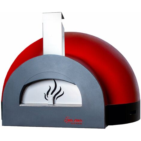 Forno a Legna da Esterno Cottura Diretta in Refrattario Zio Ciro Subito Cotto 100 Rosso