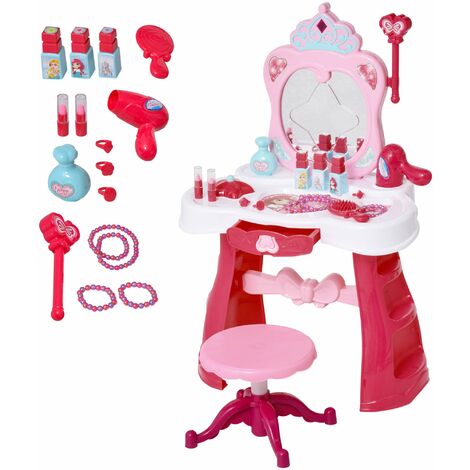 ColorBaby Set Parrucchiere Giocattolo Per Bambine – 7 Pezzi Con Asciugacapelli Funzionante – Rosa (47815) - 2