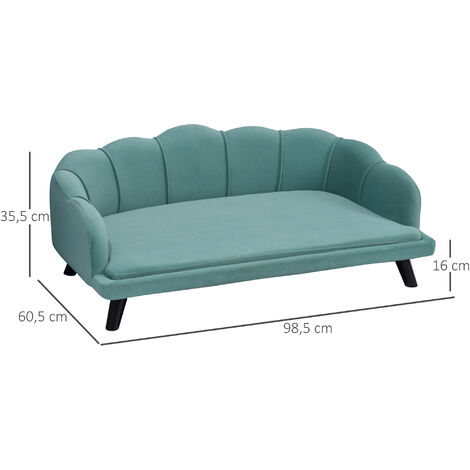 Cuccia Sfoderabile Moon Per Cani E Gatti - Lettino Comodo Con Fondo Antiscivolo, 4 Misure (Small 55x40x16 Cm)