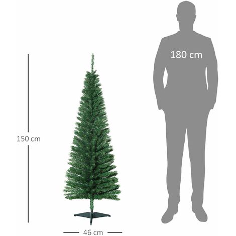Albero di natale pino artificiale verde da 240cm molto folto 2721