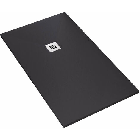 Piatto Doccia in Pietra 75x120 cm Bonussi Ardesia Everest Nero (1/5)