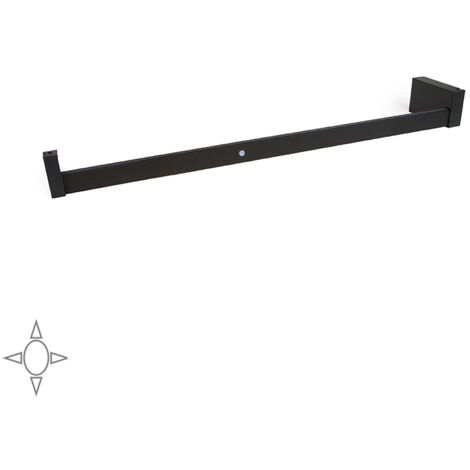 Barra Appendiabili per Armadio a Batteria 55,8-70,8 cm con LED Bianco Naturale e Sensore di Movimento Emuca Moka
