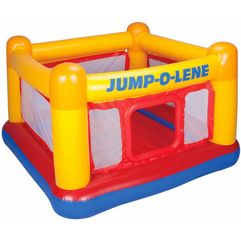 Castello Giostra Gonfiabile per Bambini 174x174x112 cm Playhouse Jump-o-lene Intex 442600