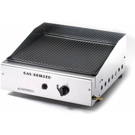 Piastra di Cottura in Ghisa a Gas GPL Ompagrill Plancha Single 4043