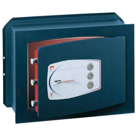 Cassaforte a Muro a Chiave + Combinazione Serie Gold Technomax - 270X390X240Mm