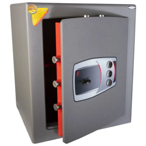 Cassaforte a Mobile a Chiave + Combinazione Serie Technofort Technomax - 490X430X350Mm