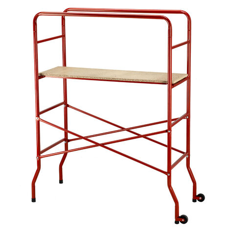 Mini Ponteggio Trabattello Scala con Ruote Portata max 250 Kg