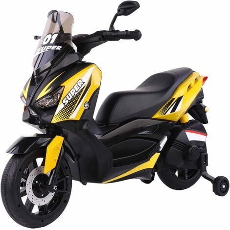 Scooter Elettrico per Bambini 6V City Runner Gialla