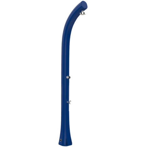 Doccia Solare da Esterno Giardino 30L Miscelatore e Lavapiedi Arkema Jolly Plus Blu