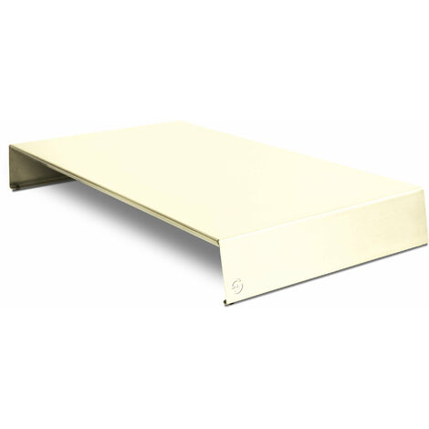 copri fornelli plan plus in acciaio inox colore panna, 56,4x30x7 cm - lisa