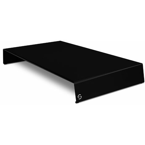 Copri Fornelli da Cucina 56,5x30x7,5 cm in Ferro Lisa Luxury Plan Plus Nero