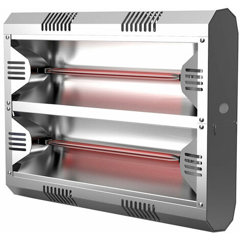 Stufa Elettrica ad Infrarossi da Parete o Soffitto 37,5x49,6x31,3 cm 4000W Moel Hathor 79204