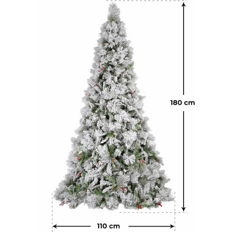 Il numero 1 del risparmio-ALBERO DI NATALE ROCCARASO 210 CM VERDE